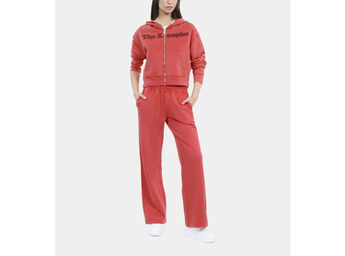 Sweatshirt Logo À Capuche Rouge kaki grey