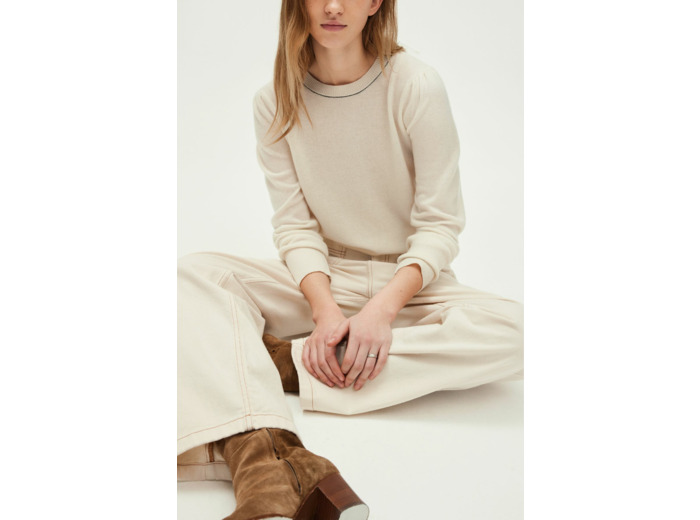 Pull col rond en cachemire - JETTY