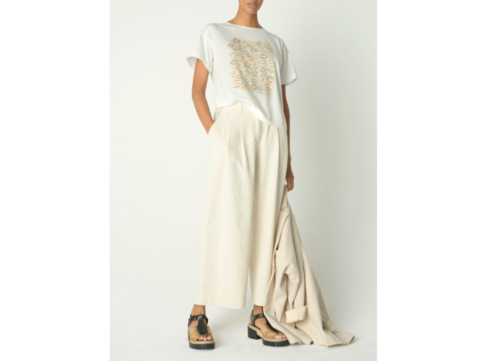 T-shirt daina ecru multico