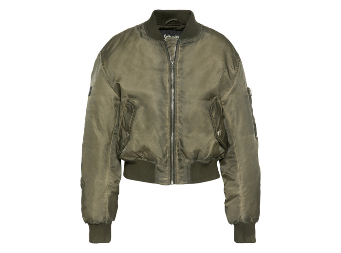 Bomber lavé oversize