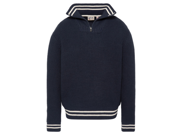 Pull camionneur en maille texturée