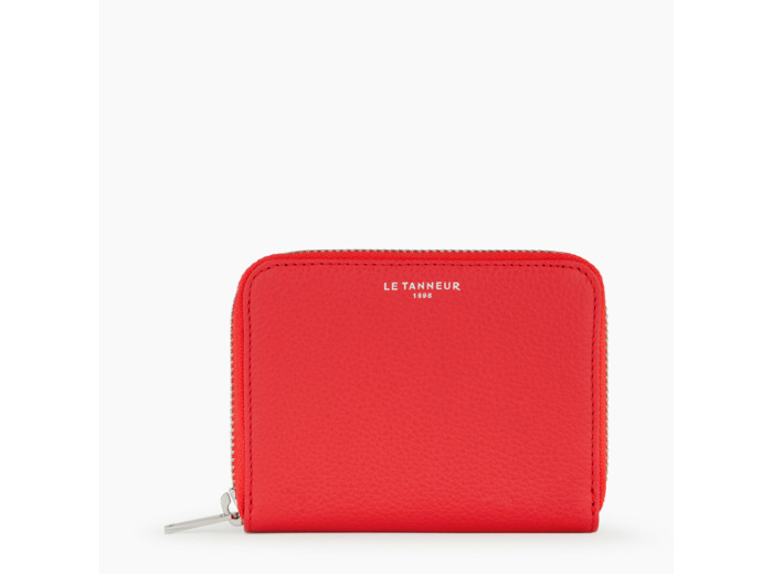 Porte monnaie Emilie en cuir grainé