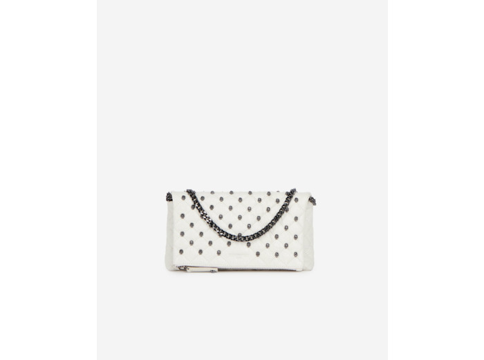 Pochette Héritage Small En Cuir Blanc off white