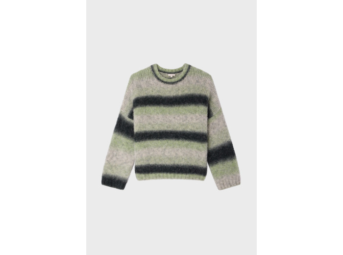Pull épais oversize à rayures - JOYA