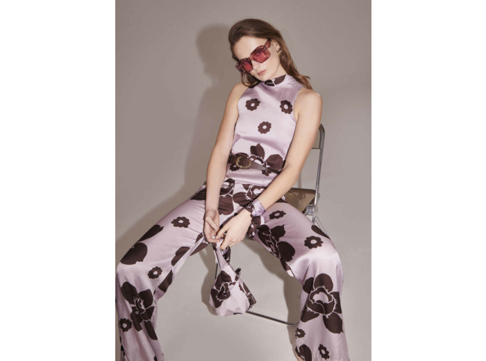 Combinaison Cecile Parme en Viscose Fsc Mixte