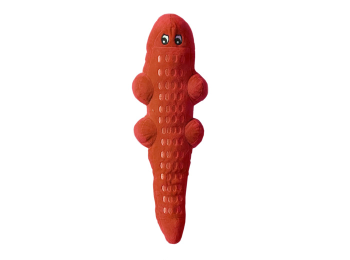 Peluche Croco rouge 42cm