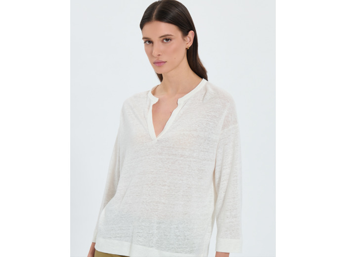 Top manches 3/4 écru