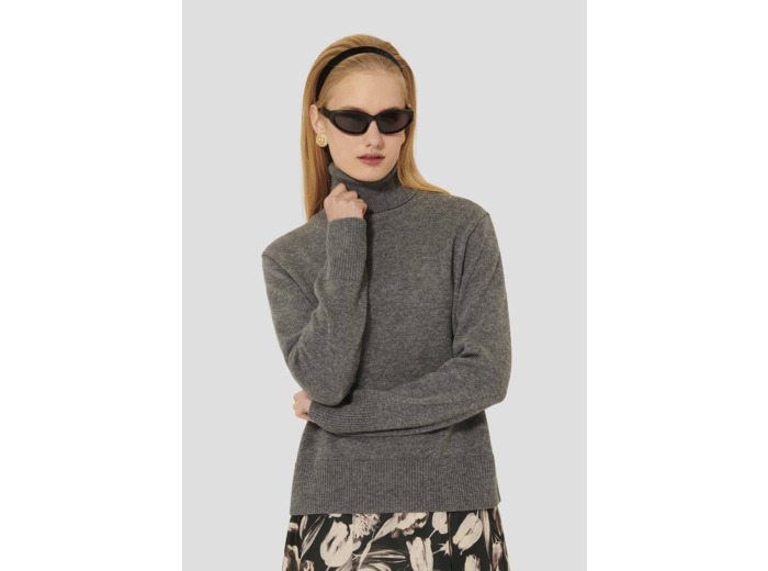 Pull Palia Gris Chine en Laine Rws