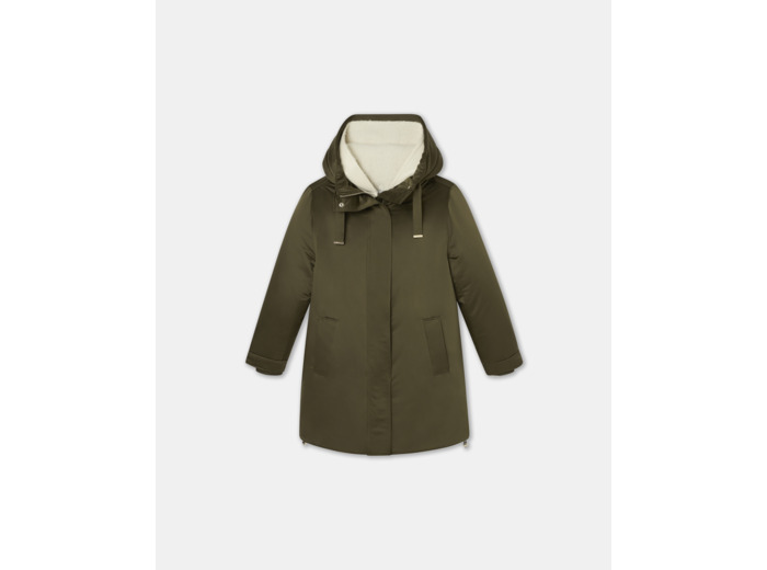 Parka Pemafur Kaki en Polyethylene