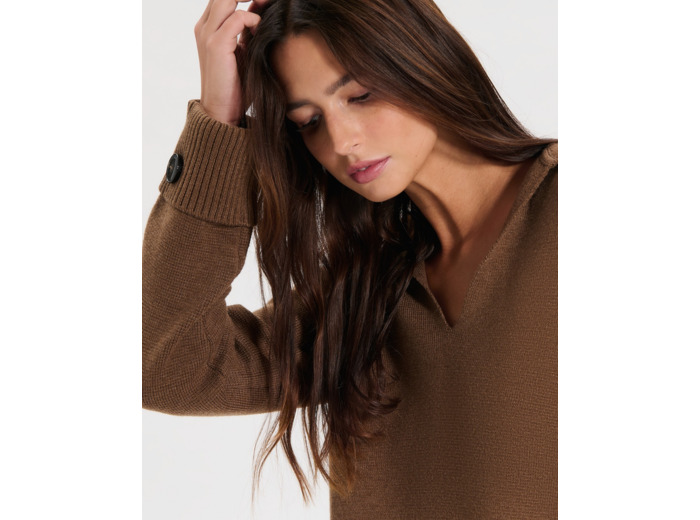 Pull Nilim Noisette en Laine