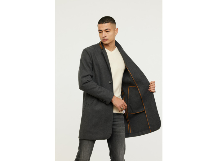 Manteau laine longueur 3/4