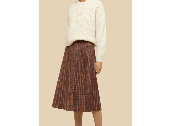 Jupe carreaux d automne