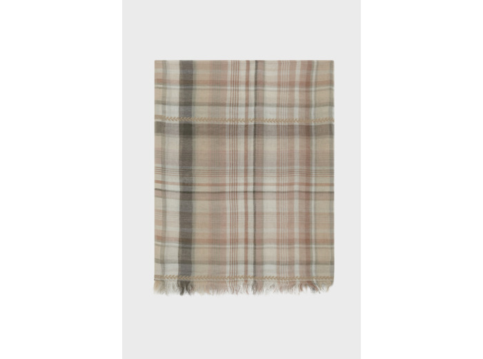 Foulard en coton à carreaux - ODET