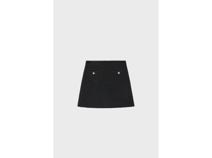 Jupe courte en tweed et lurex - CAMILLETTE