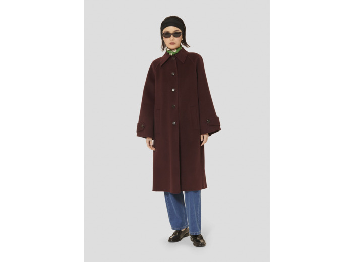 Manteau Marly Figue en Laine