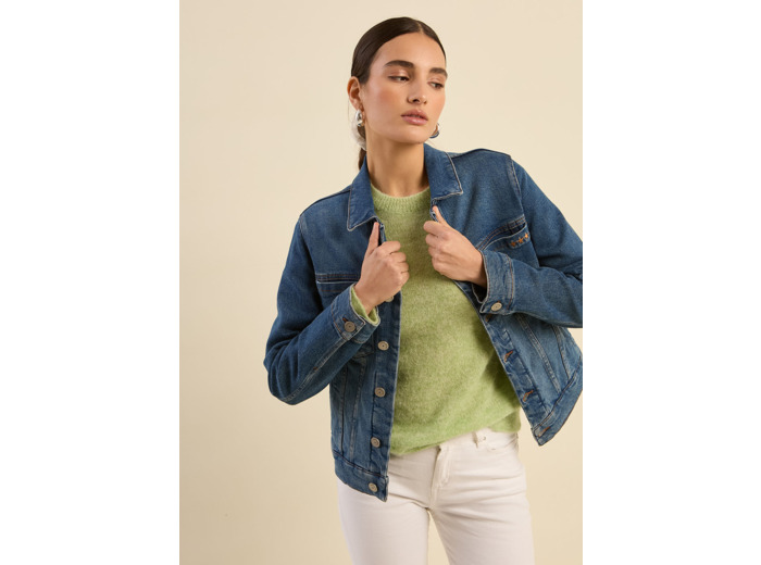 Veste en jean denim