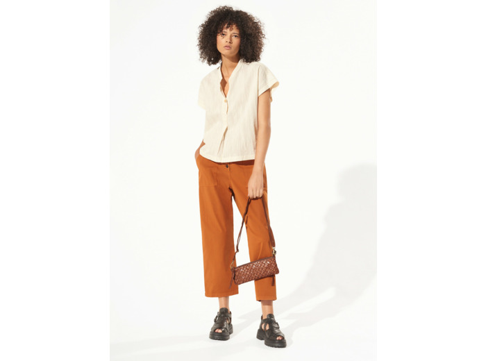 Blouse rayure naturelle
