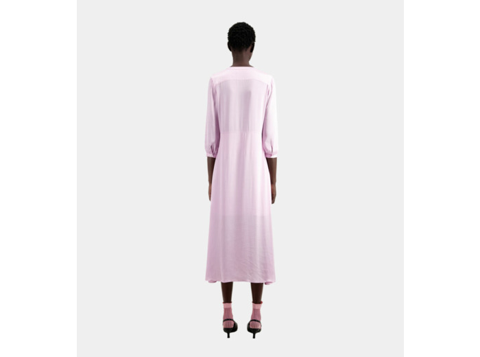 Robe Longue Plissee pale pink