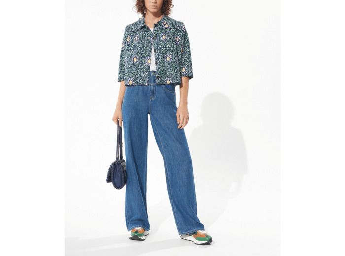 Veste marguerite denim