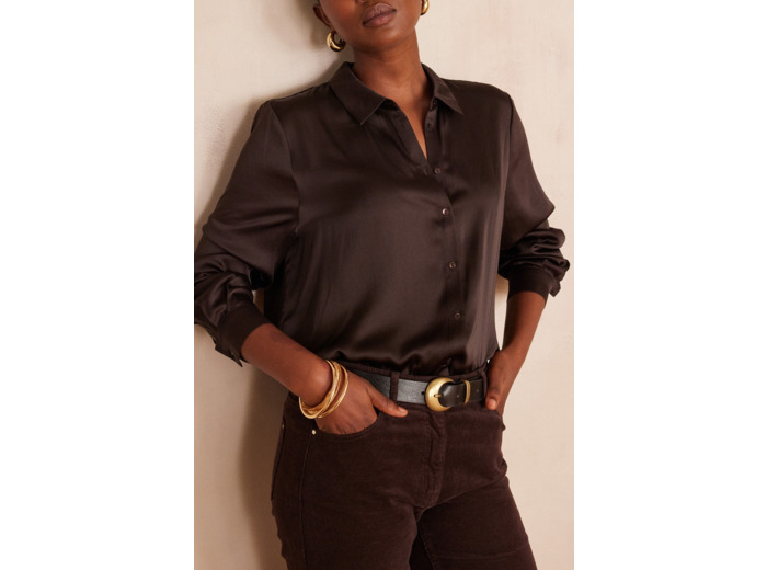 Blouse en satin CARLA