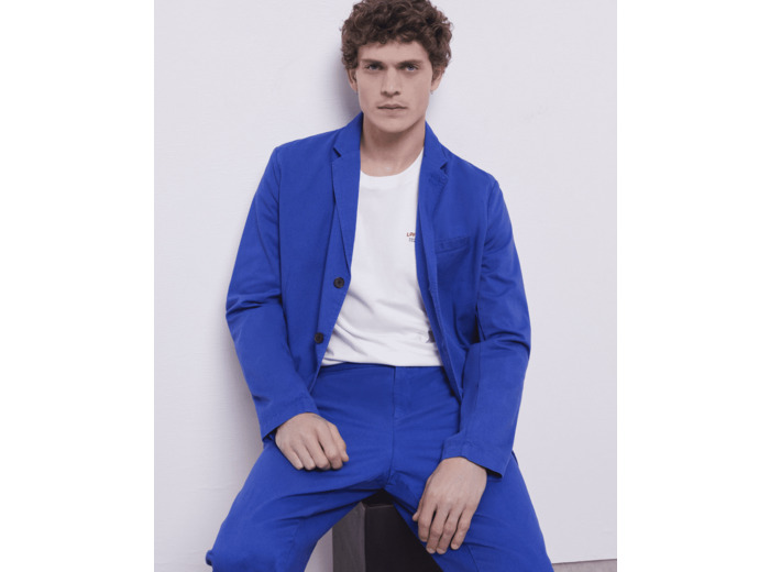Veste Soft En Coton blue