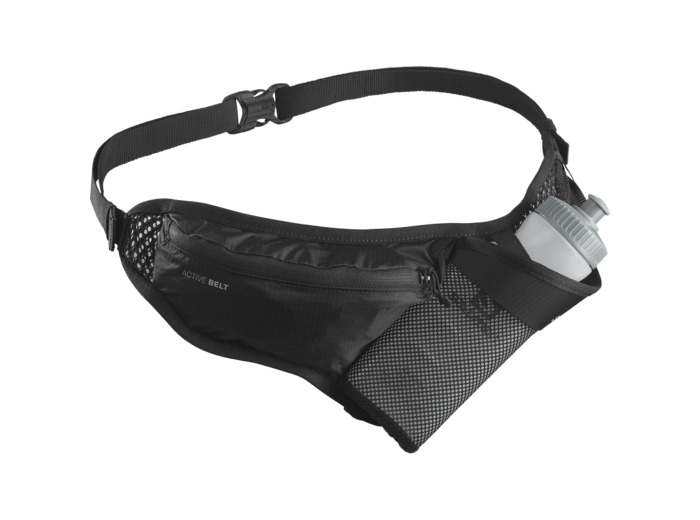 Active Belt With Bottle Black Black