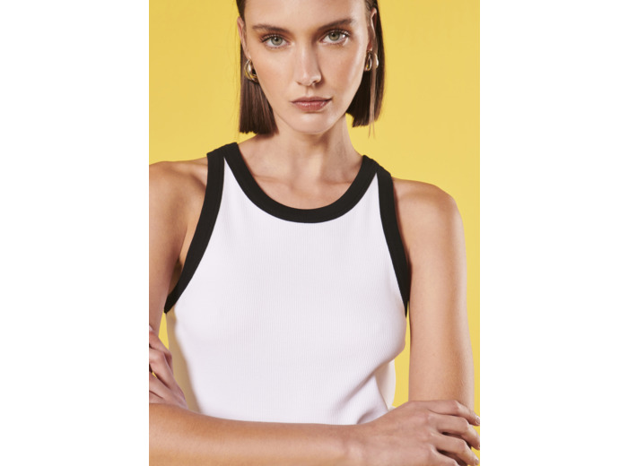 T-Shirt Trish Blanc en Coton