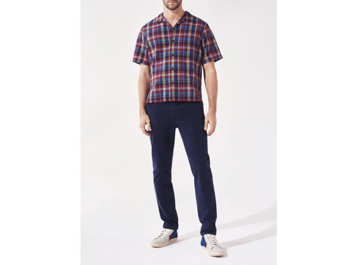 Chemise À carreaux esprit madras carreaux multico