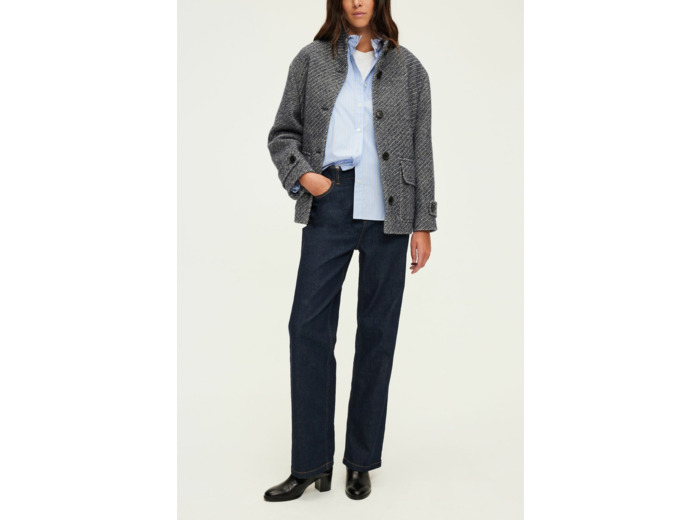 Manteau court à col montant - LYSIANE