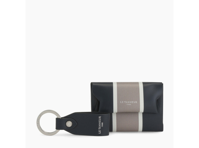 Coffret cadeau homme Justin en cuir lisse