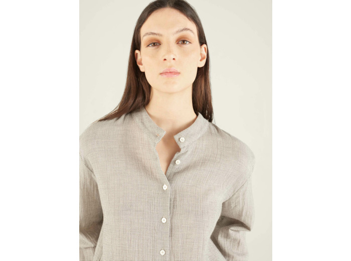 Chemise pied de poule