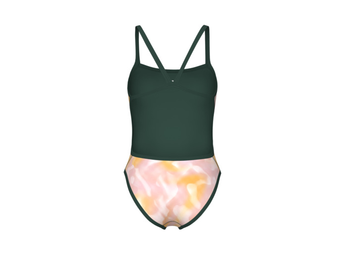 Maillot de bain arena Performance Allover Reversible Challenge Back pour femmes