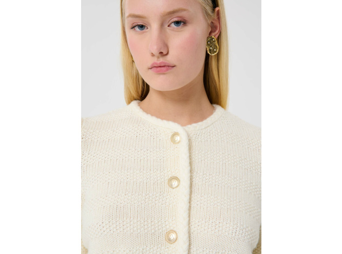 Gilet Giuda Ecru en Coton