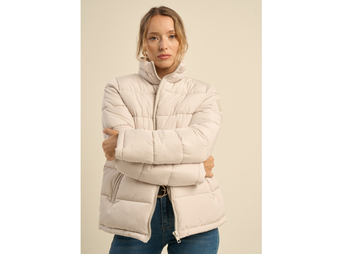 Doudoune matelassée à manches longues