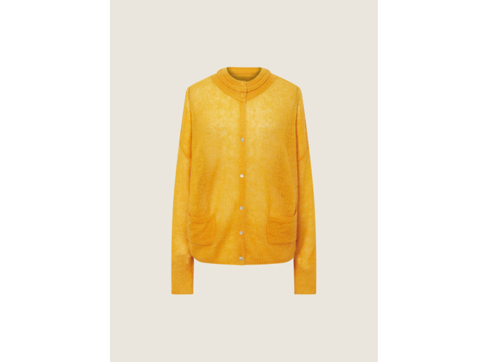 Cardigan feuille d erable