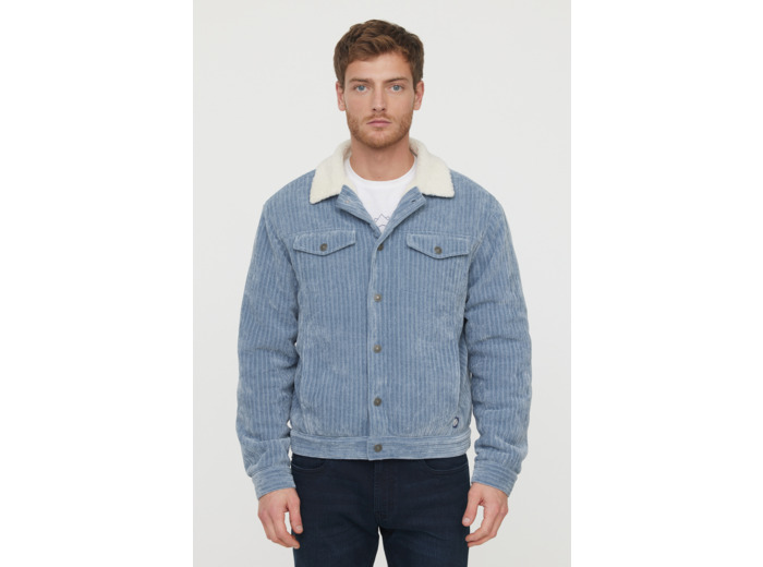 Veste Framy Gris Bleu