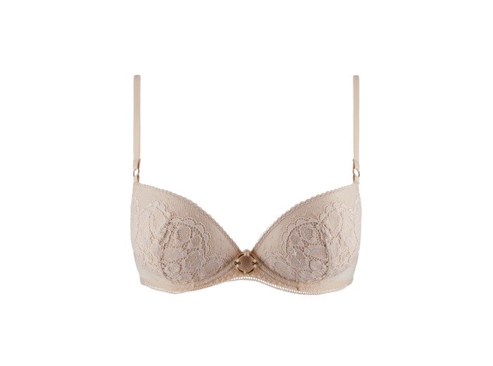 Soutien-gorge Push-up coques Illusion Fauve