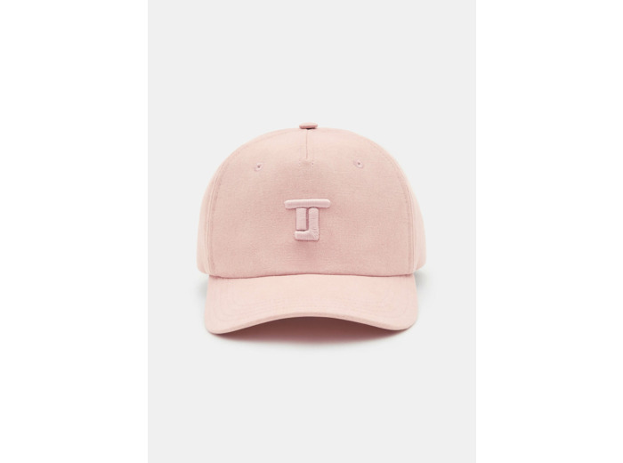 Casquette Carole rose en denim