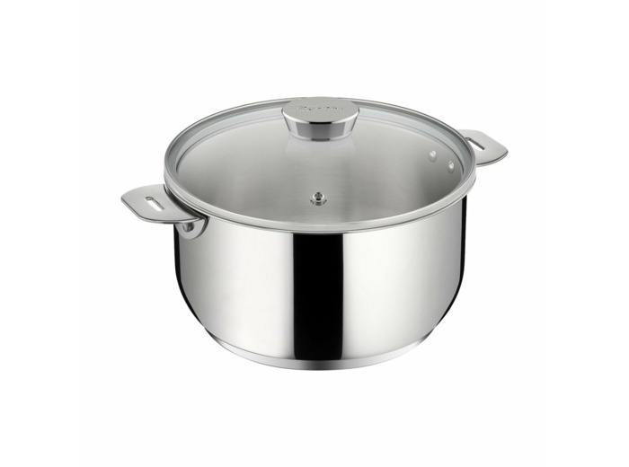 Casserole inox salvaspazio avec couvercle 16 cm (1.6l)