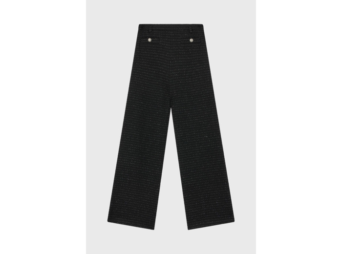 Pantalon large en tweed et lurex - NARELLE