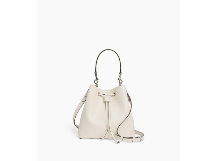 Sac seau Louise en cuir grainé