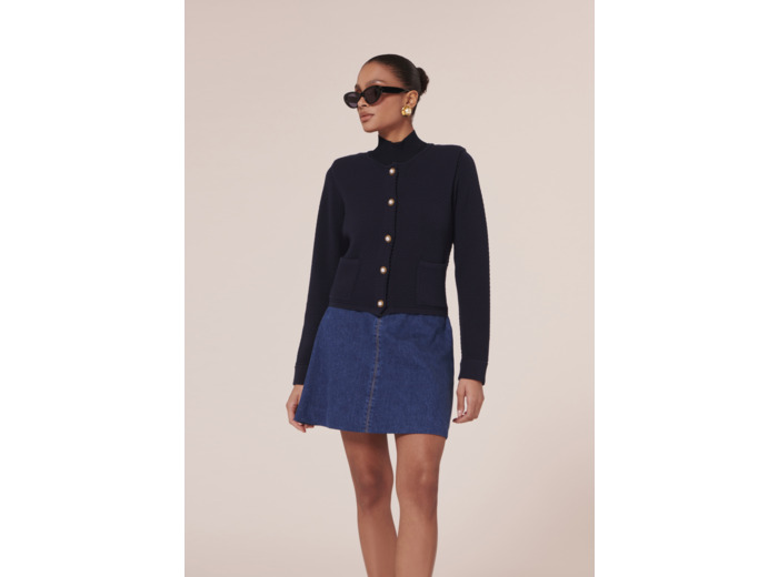 Gilet Guest Nocturne en Rayon Ecovero