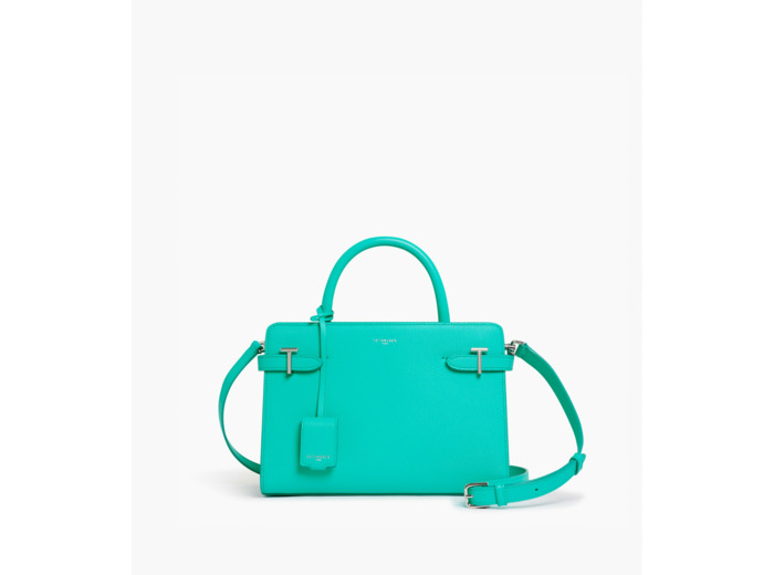 Sac à main moyen modèle Emilie en cuir signature T