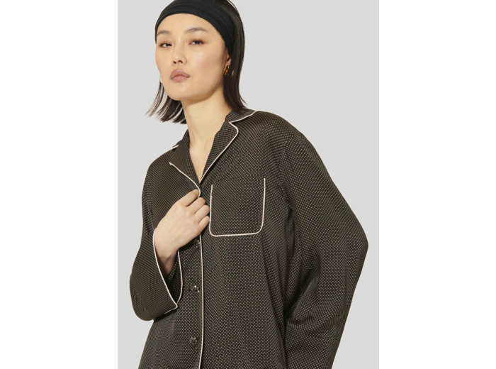 Chemise Calvi Charcoal en Viscose Ecovero