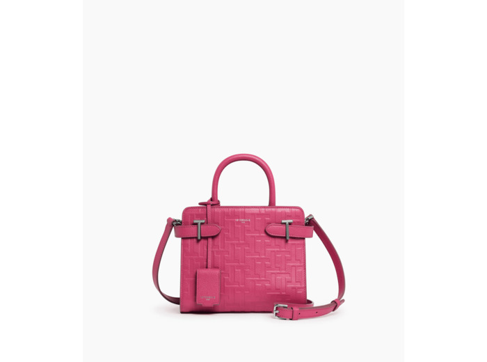 Petit sac à main Emilie en cuir embossé T