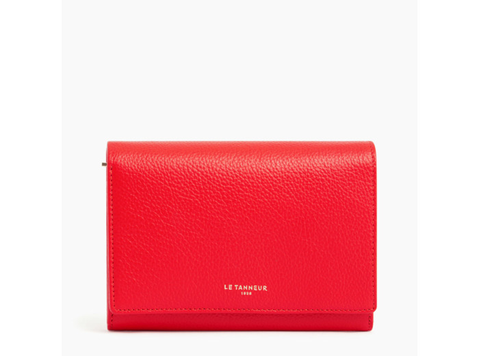 Portefeuille Emilie en cuir grainé