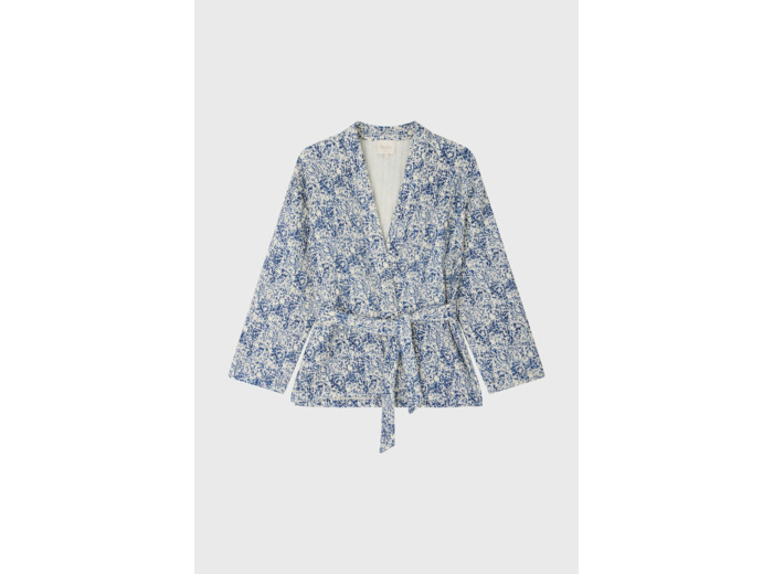 Veste kimono en coton - BIANCA