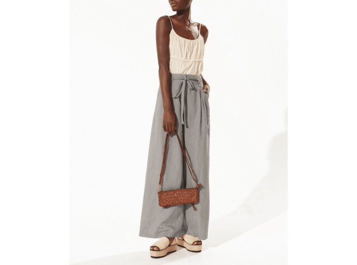 Pantalon large grise