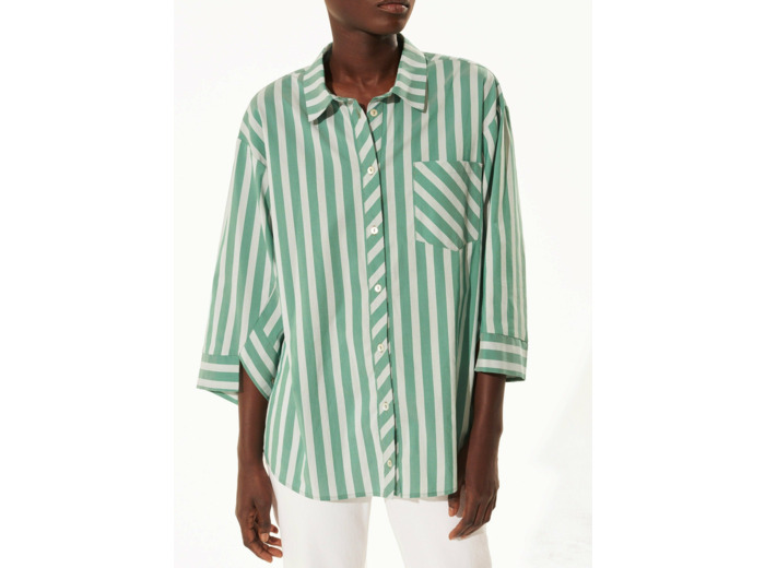Chemise rayure menthe