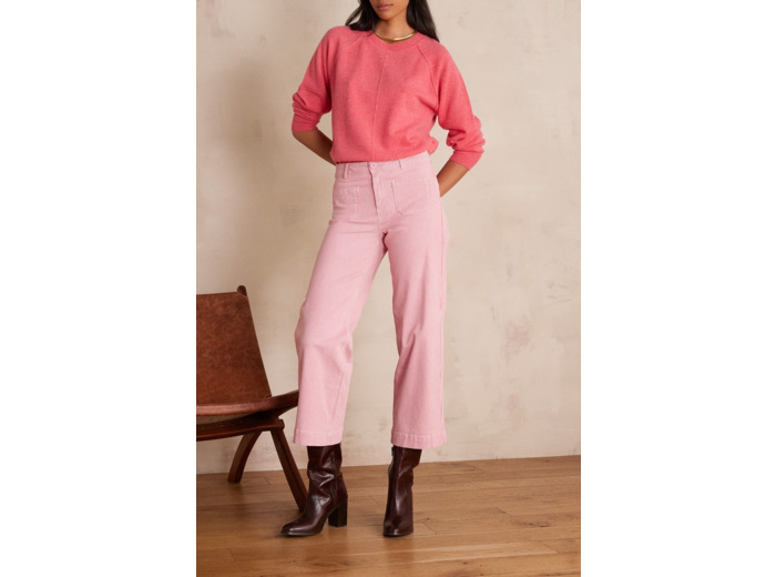 Pantalon LEA CROPPED en coton